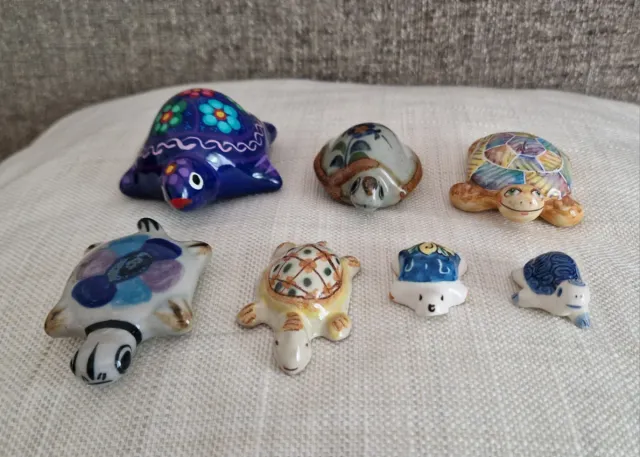 7 Tartarughe in Ceramica PREZZO A RICHIESTA
