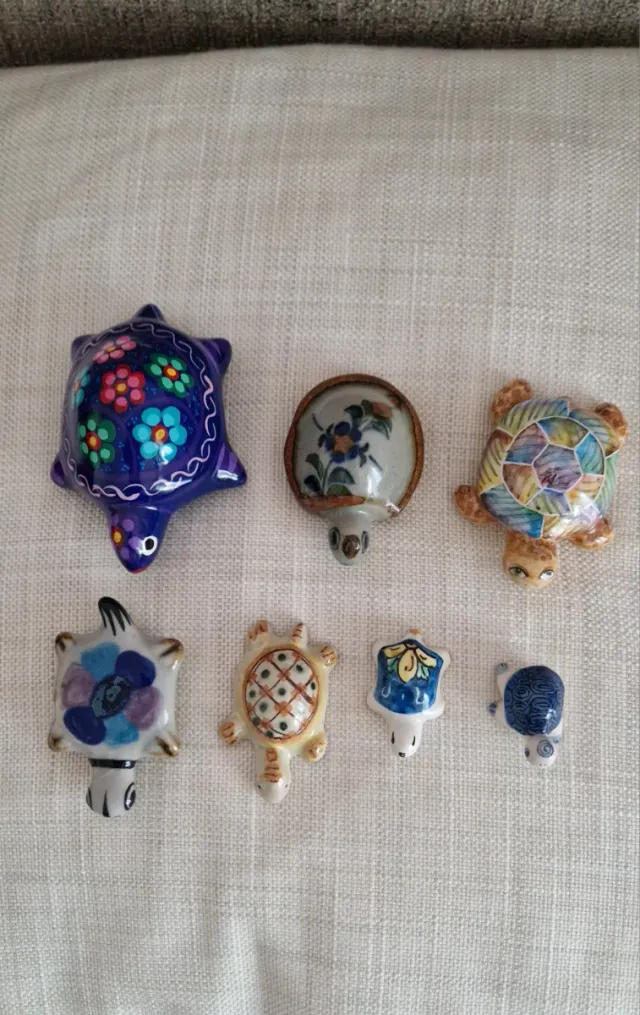7 Tartarughe in Ceramica PREZZO A RICHIESTA