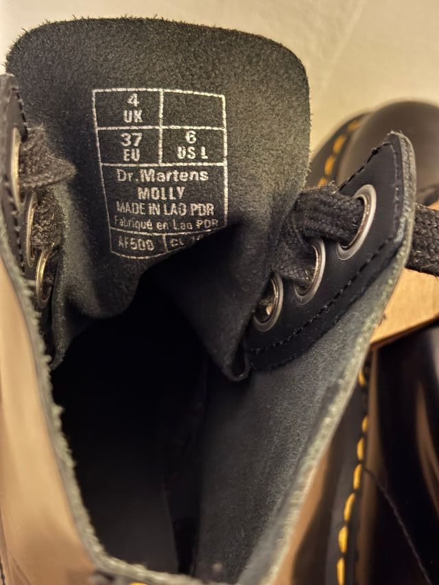 Botas Dr. Martens Talla 37 Negras