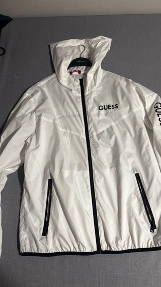 Cortavientos Guess Blanco