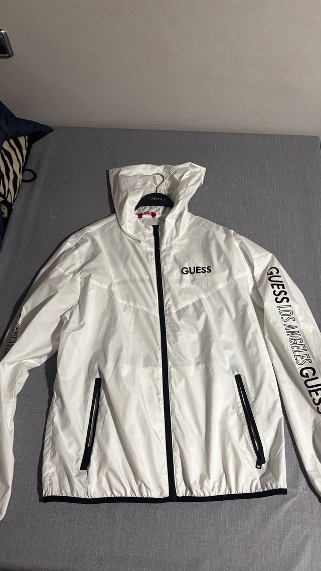 Cortavientos Guess Blanco