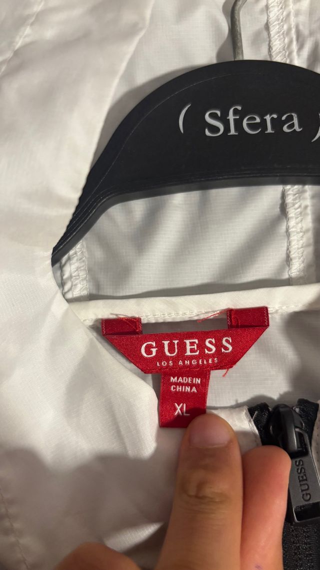 Cortavientos Guess Blanco