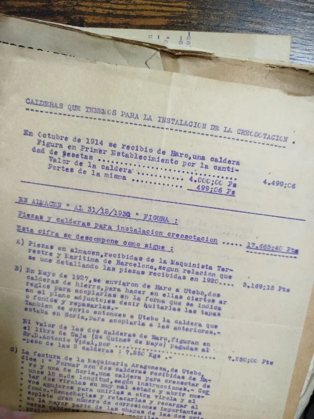 Absorción Ferrocarril Soria RENFE 1941 documentos