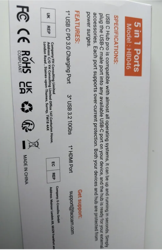 Hub USB C + HDMI E-HUB