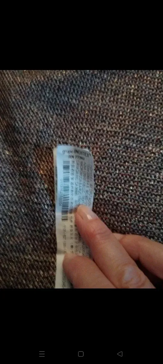 Abrigo Zara punto tres cuartos flecos