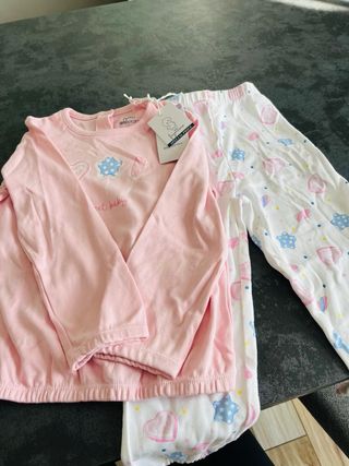 Pigiama bimba rosa sweet baby