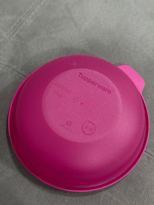 Set 4 Contenitori Tupperware Rosa e Viola