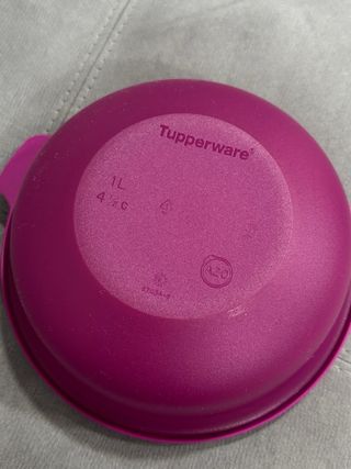 Set 4 Contenitori Tupperware Rosa e Viola