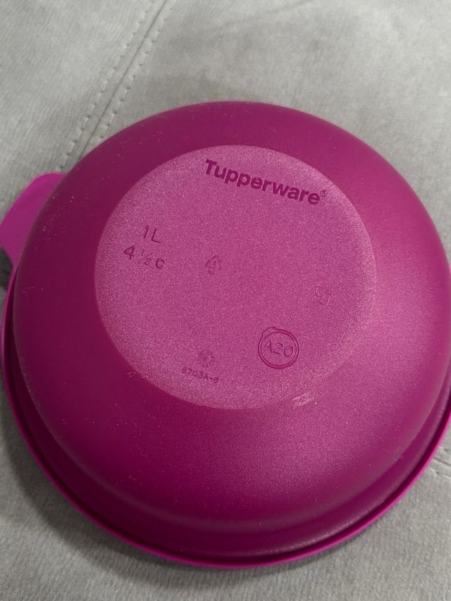 Set 4 Contenitori Tupperware Rosa e Viola