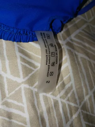 Top Bikini Azul Elástico