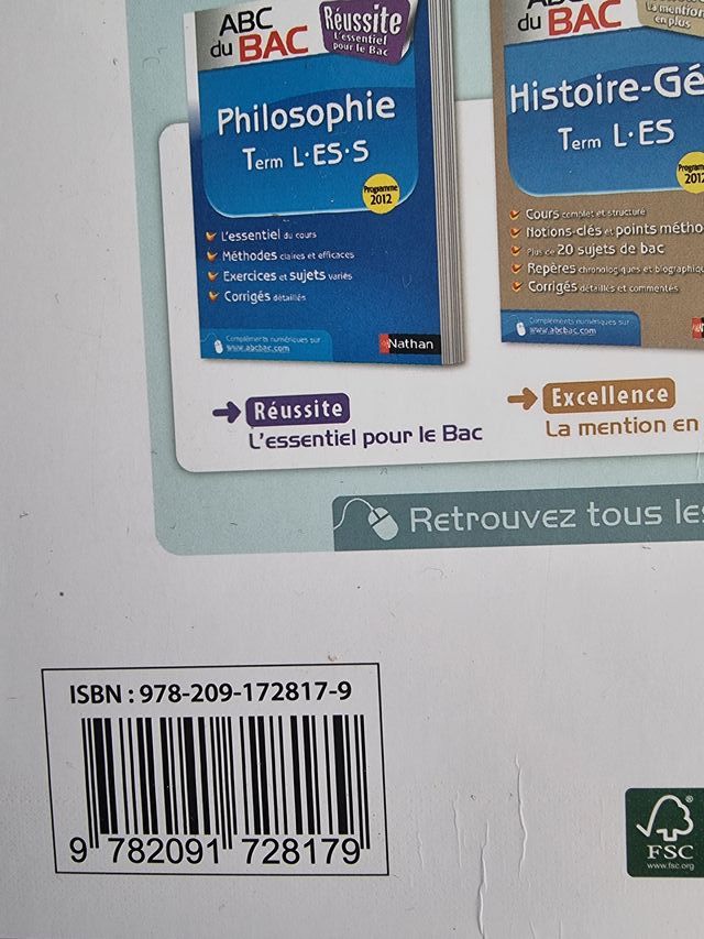 Histoire Tle L ES Livre de l'élève