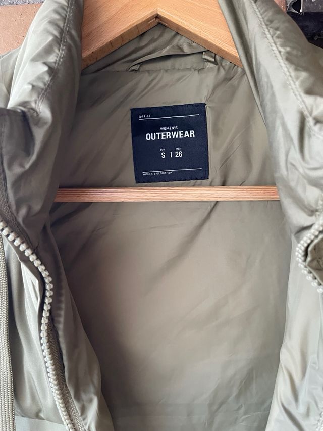 Chaleco largo acolchado mujer