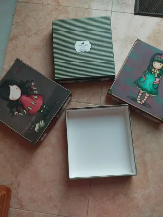 Lote Cajas decorativas Santoro