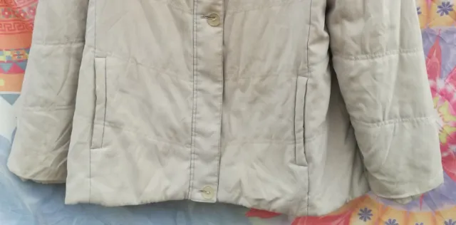 ABRIGO PLUMIFERO ACOLCHADO BEIGE