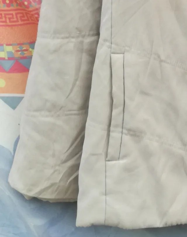 ABRIGO PLUMIFERO ACOLCHADO BEIGE