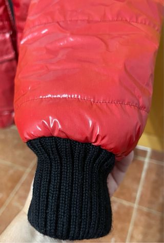 Parka Invierno Roja y Blanca