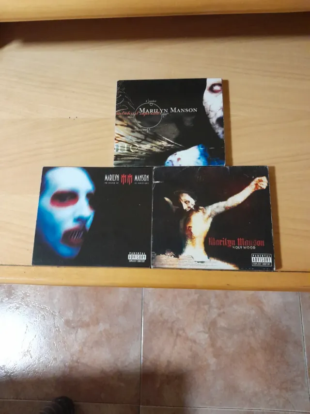 Scatole CD Marilyn Manson (Solo scatole e manuali)