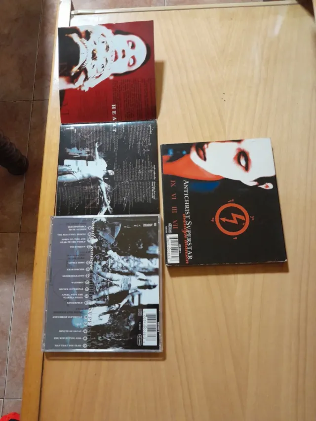 Scatole CD Marilyn Manson (Solo scatole e manuali)