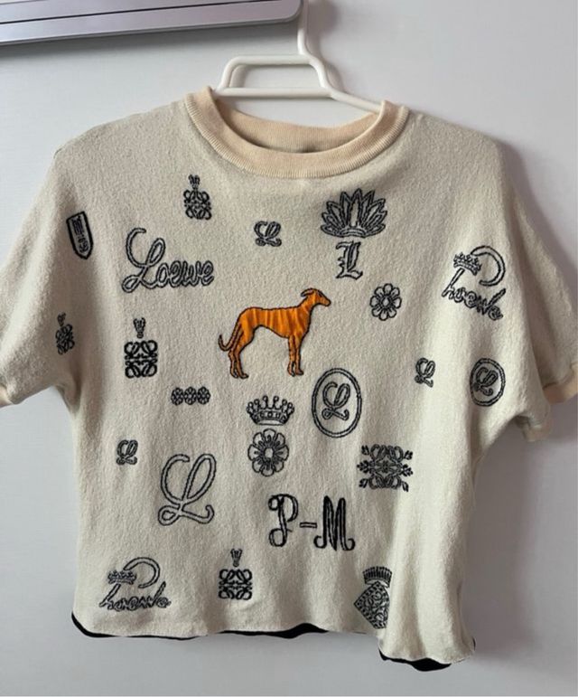 SCONTO OCCASIONE!!! Maglione LOEWE Lana Manica Corta XS