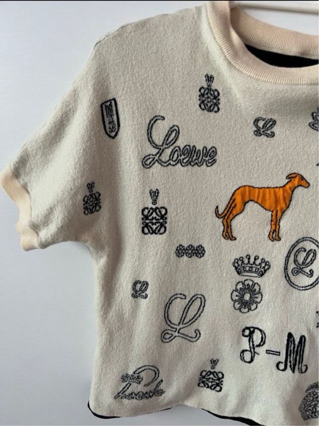 SCONTO OCCASIONE!!! Maglione LOEWE Lana Manica Corta XS