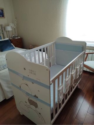 Cuna Micuna Madera Ositos