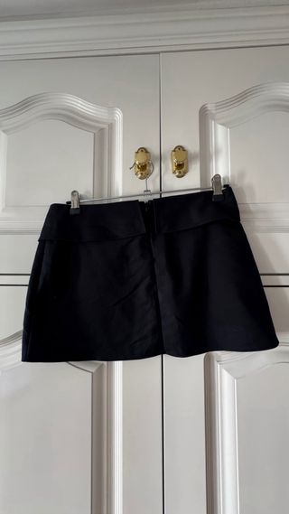 Mini falda Pull&Bear negra