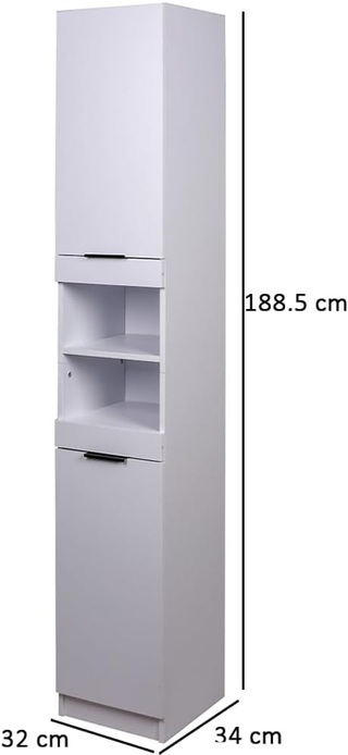 Armadietto a Colonna Alto Salvaspazio 2 Ante e 2 R