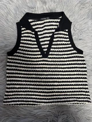 Chaleco canalé Stradivarius Talla L