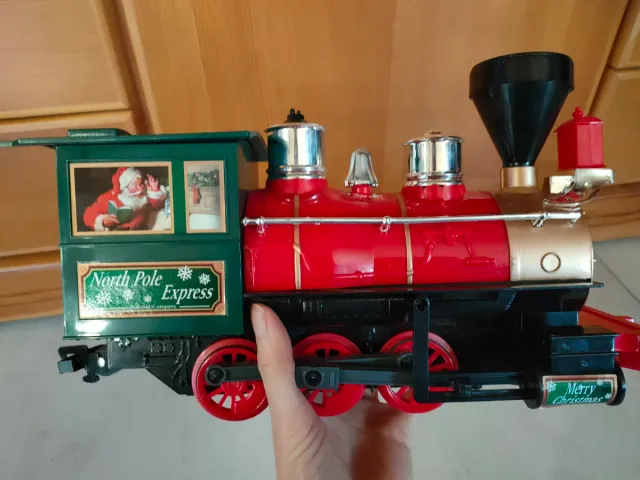 Tren de Navidad de gran tamaño