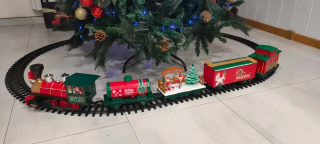 Tren de Navidad de gran tamaño