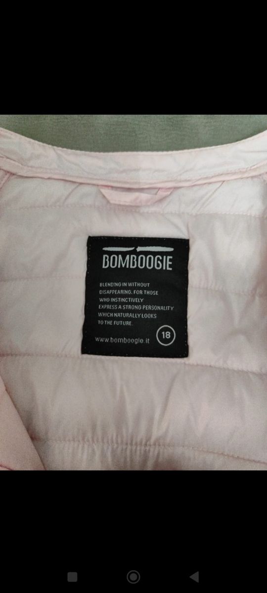 Bomboogie Piumino 100 gr donna rosa tg S