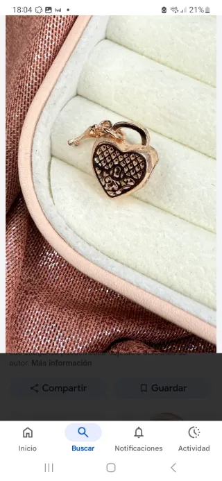 2 Charm Pandora disney y corazón