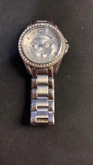 Orologio Fossil Donna Argento e Bianco