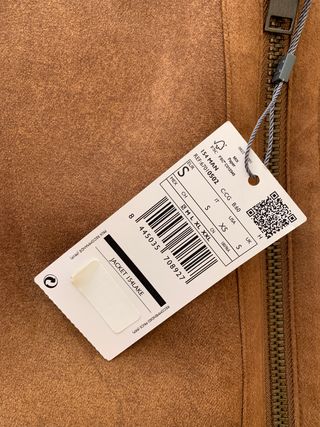 Chaqueta Mango aviador marron lana (T. S)