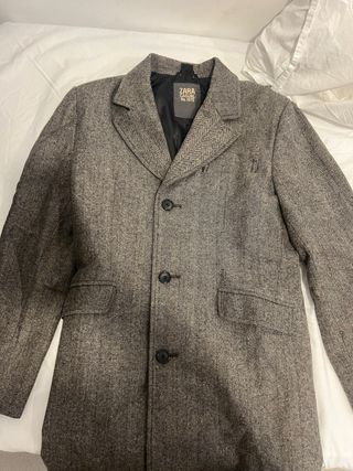 Abrigo Zara Casual Gris