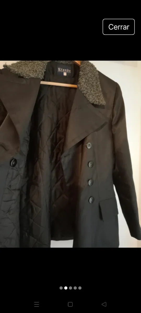 Chaqueta Riande tipo gabardina