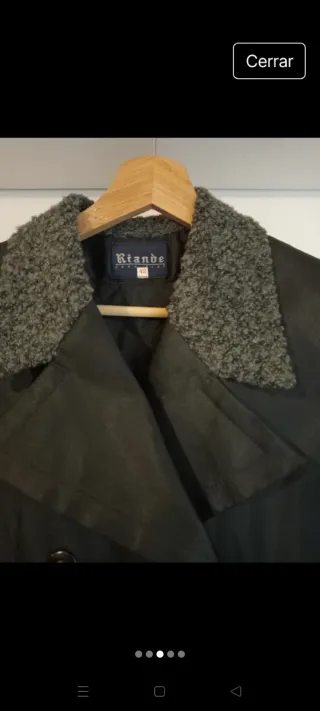 Chaqueta Riande tipo gabardina