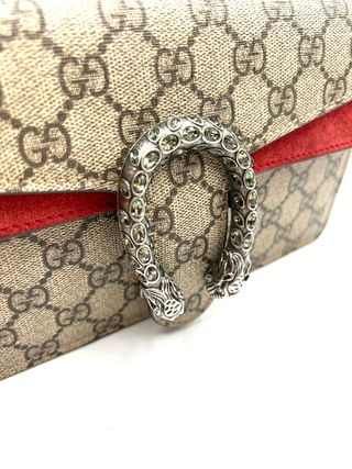 Borsa Gucci Dionysus Beige/Rosso