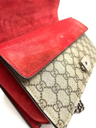 Borsa Gucci Dionysus Beige/Rosso