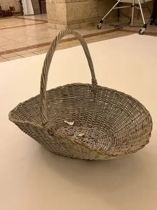 Cesta Vimini Grigio Bianco