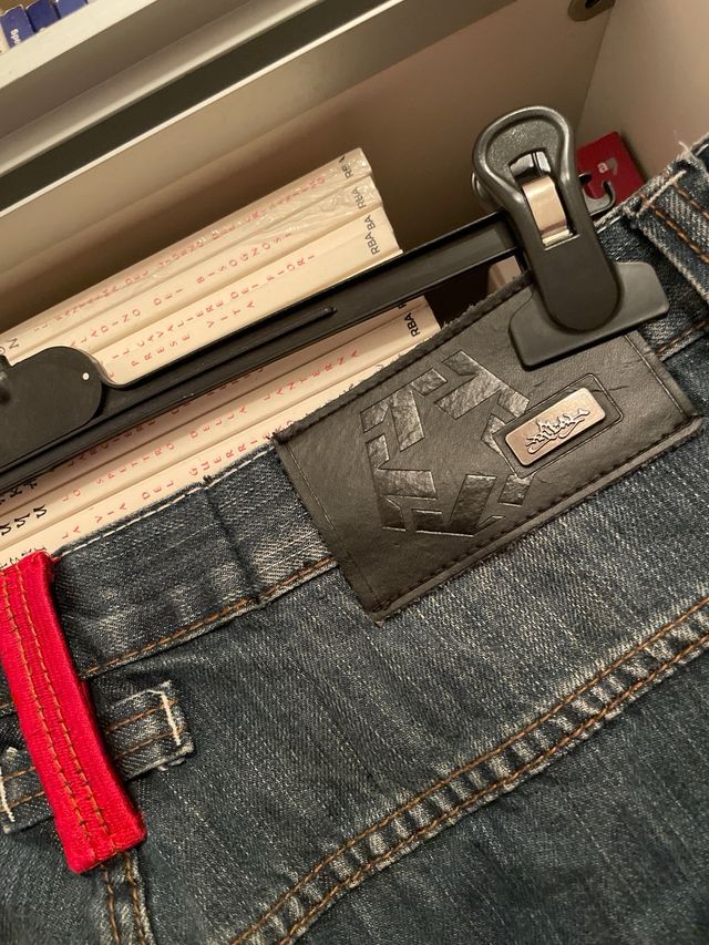 Tribal Jeans Baggy Y2K Denim 38W 34L japan vintage