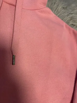 Sudadera corta rosa
