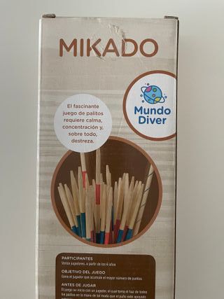 Juego Mikado de Madera