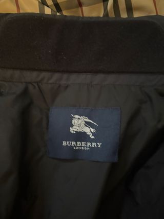 Abrigo Burberry Clásico Tartán