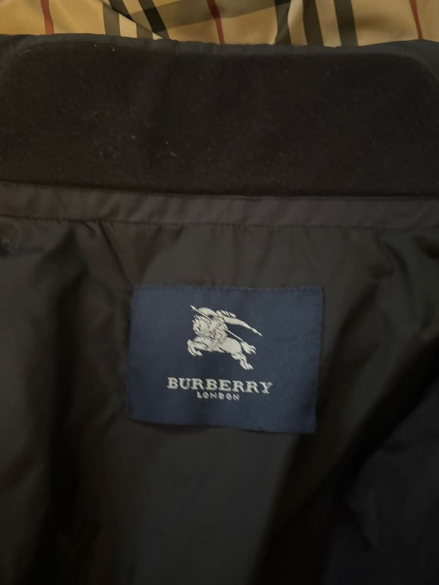 Abrigo Burberry Clásico Tartán