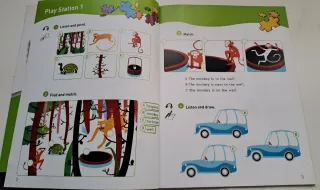 Libro inglés "The Leopard and the Monkey"