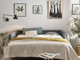 Sofá cama italiano Nature - Gris y Verde