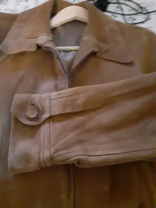 Cazadora ante vintage marrón