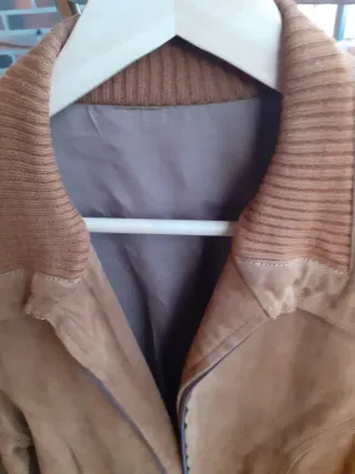 Cazadora ante vintage marrón