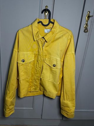 Chaqueta Pull&Bear Algodón Amarillo